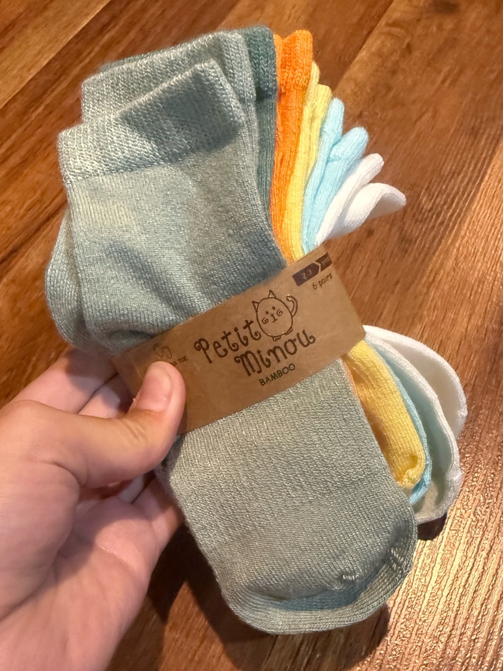Bamboo Baby Soft Socks 2-3 Year Multi (6 Pack)